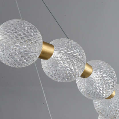 Marilyn Pendant Light: Acrylic Globe Design