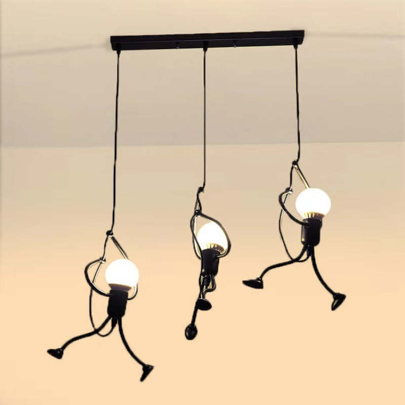 Salgado Iron Man Pendant Light - Playful modern lighting design
