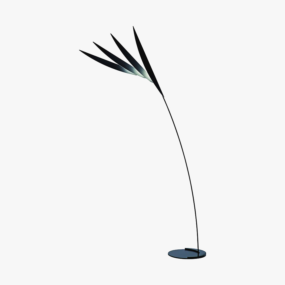 Salgado Leaf Metal Floor Lamp for Living Room
