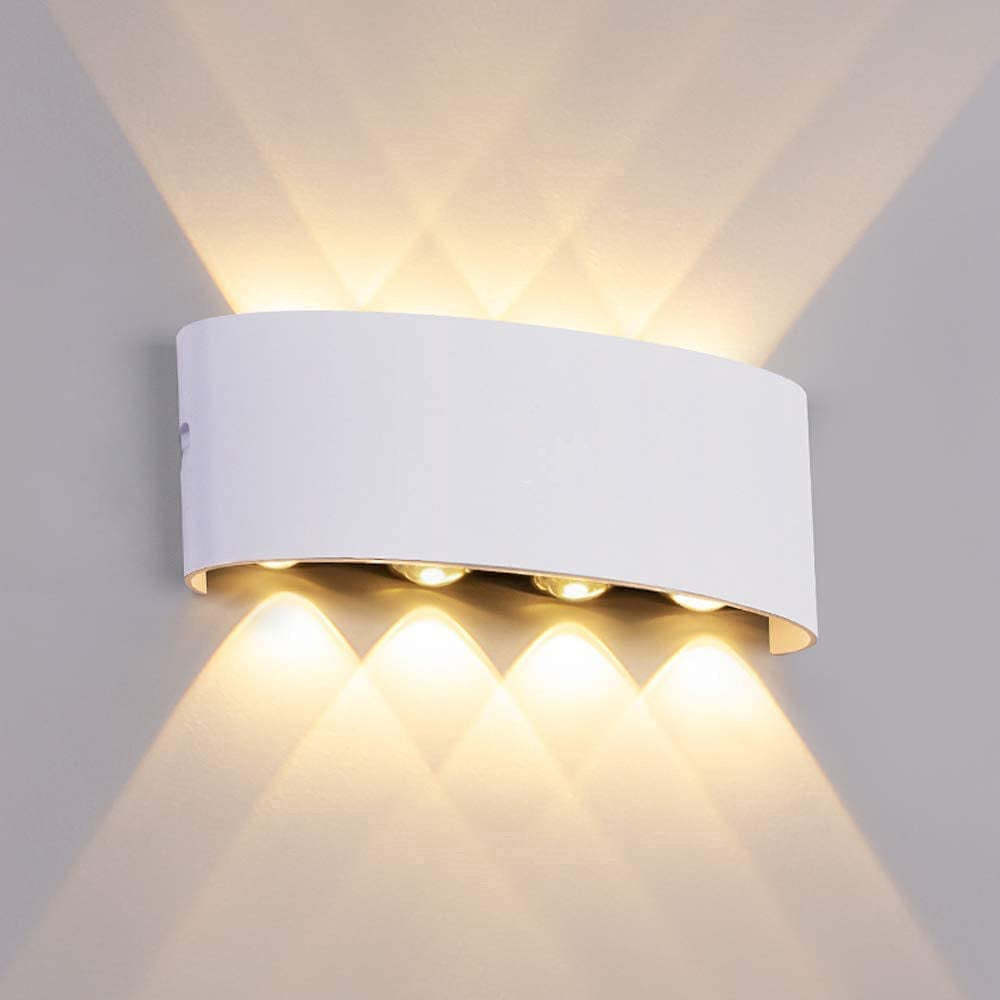 Orr Modern Simple Metal Fixtures Up And Down LED Light Wall Lamp