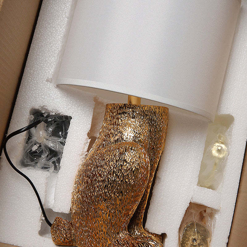 Gold rabbit table lamp unboxing, Las Sola