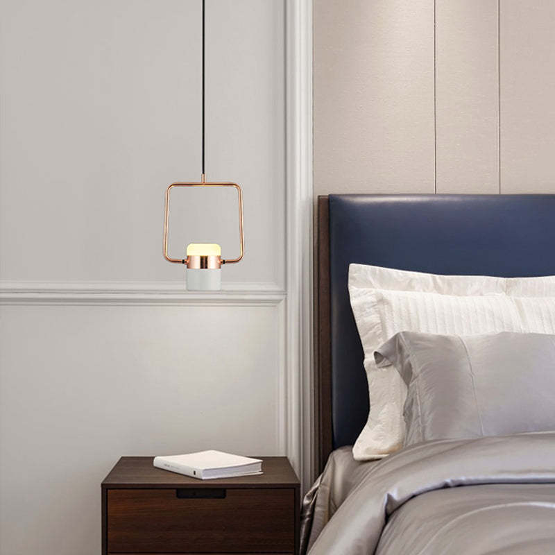 Cooley pendant light in modern bedroom interior