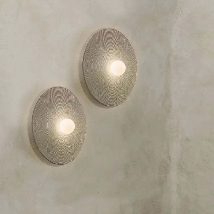 Elif Modern Round Wall Lamp - Two Lamps On Wall