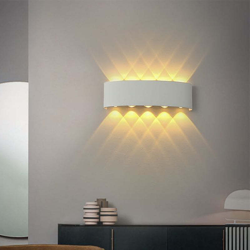 Orr modern wall lamp, metal outdoor lighting