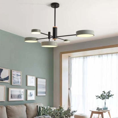 Sienna Pendant Light illuminating a modern living room