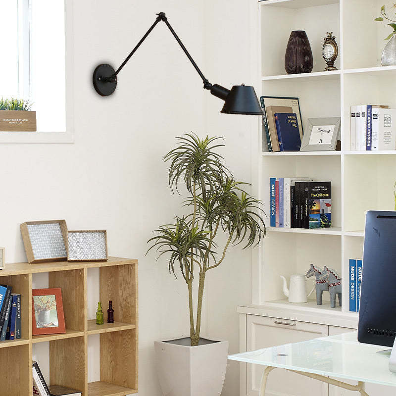 Brady Industrial Wall Lamp in Office - Rotatable LED Light