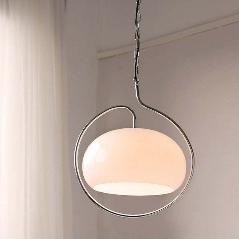 Hailie Retro Pendant Light, Glass Shade, Modern Lighting