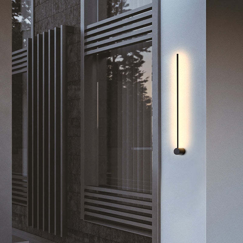 Minimalist Rotatable LED Outdoor Wall Lamp Metal Corridor | Las Sola