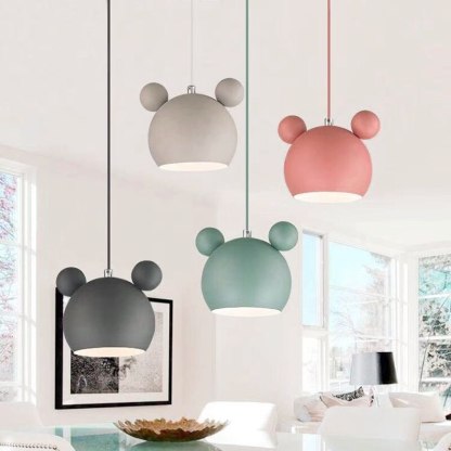 Morandi cartoon pendant lights for children's room. Las Sola lighting.