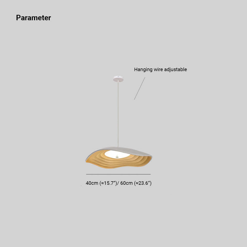 Carins Resin LED Pendant Light dimensions