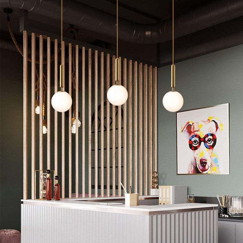 Valentina Modern Glass Ball Pendant Light