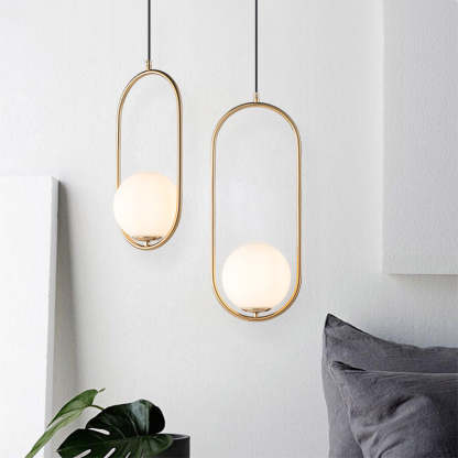 Gold Valentina Globe Pendant Lights - Modern Lighting