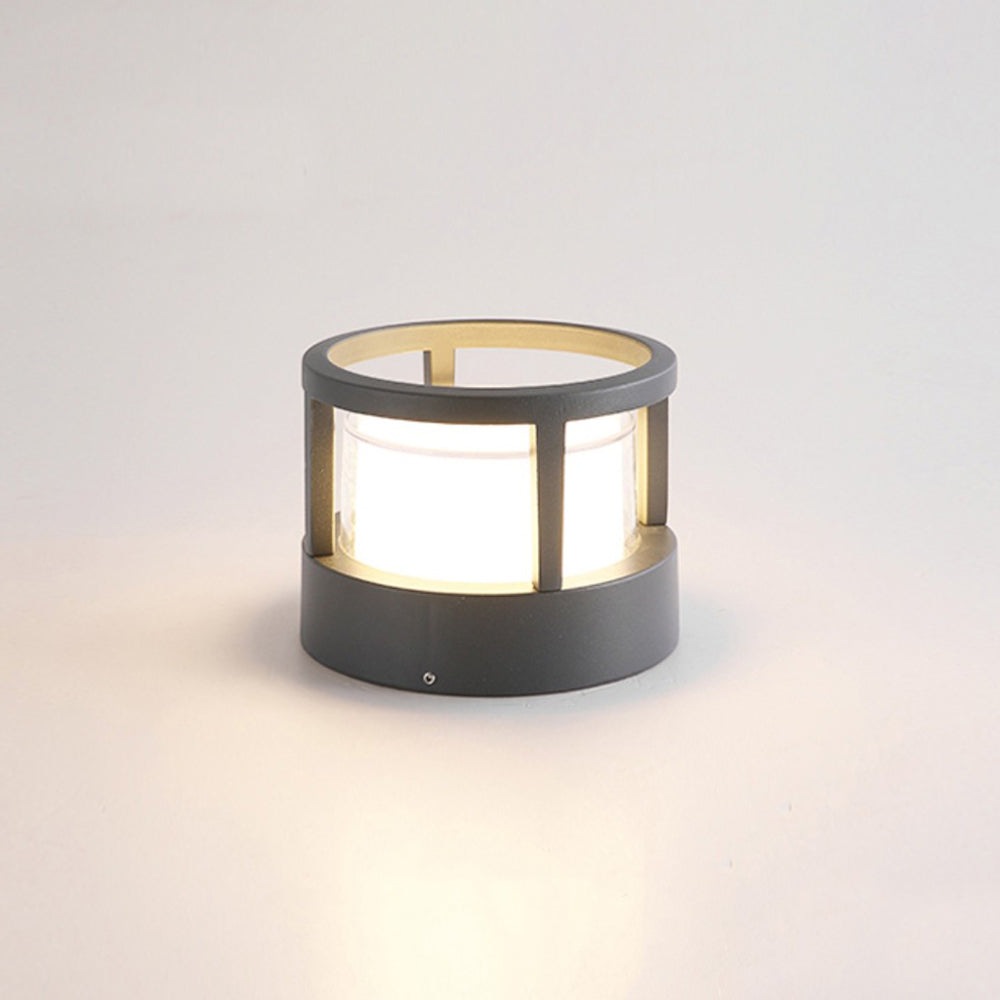 Pena Modern Bollard Light - Cylindrical Design