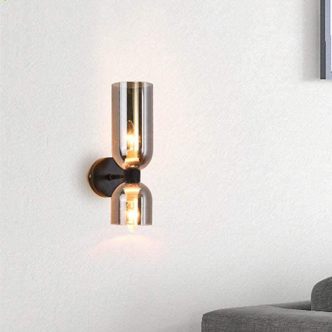 Hailie Modern Glass Wall Sconce Lighting Fixture