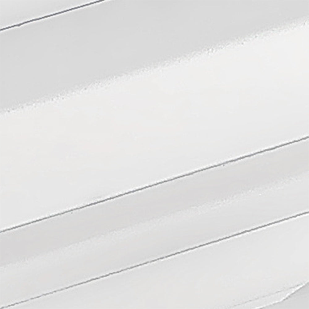 White acrylic lamp shade detail, modern bathroom lighting
