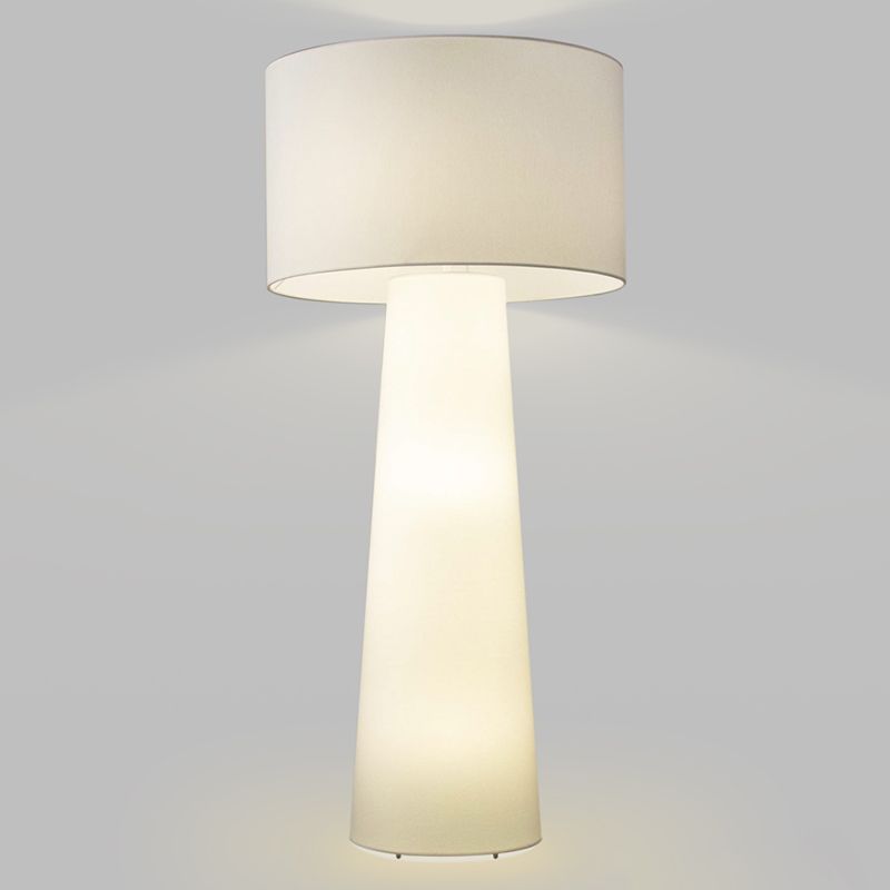 Eryn Cylinder Fabric Floor Lamp - Las Sola Lighting