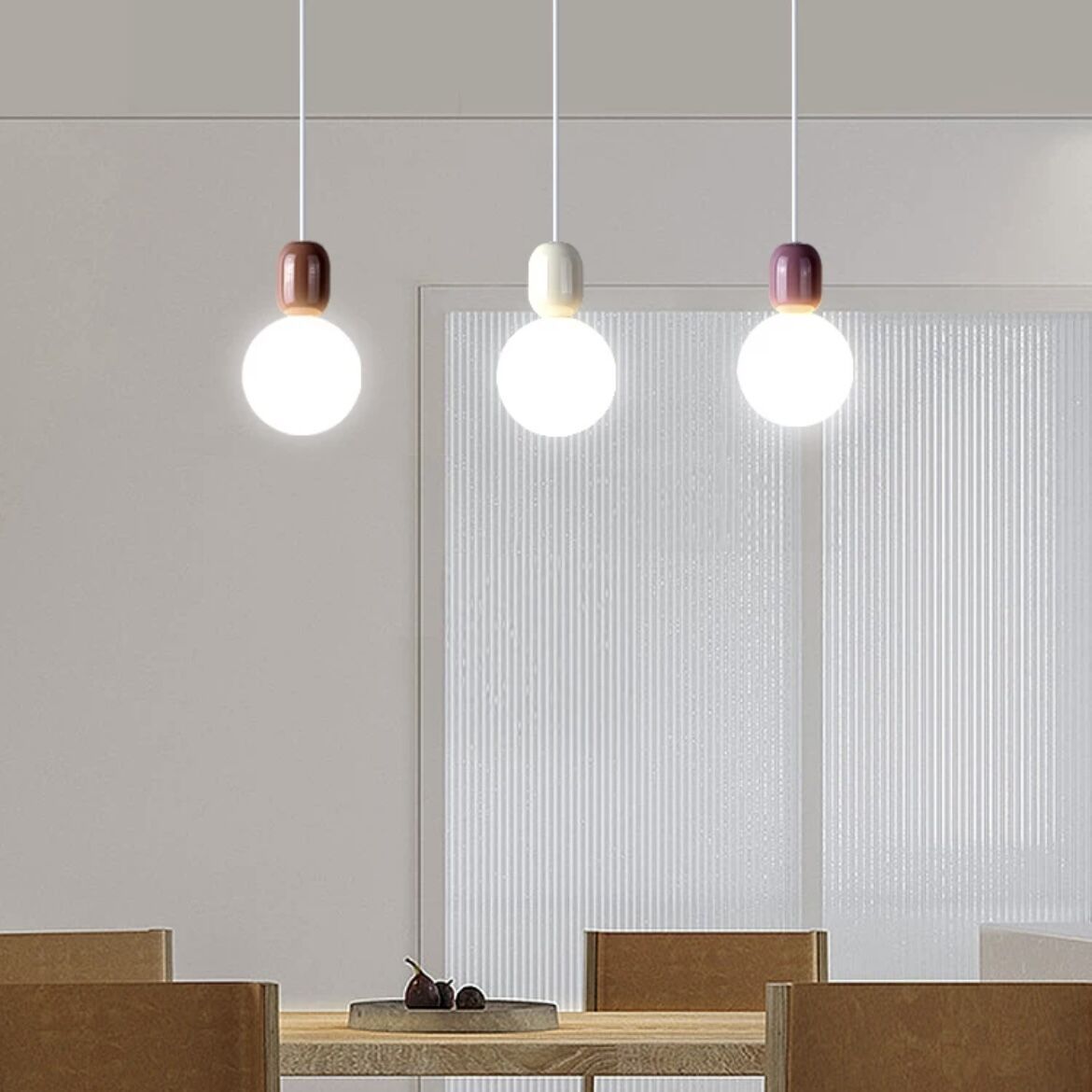 Hailie Modern Pendant Lights over Dining Table