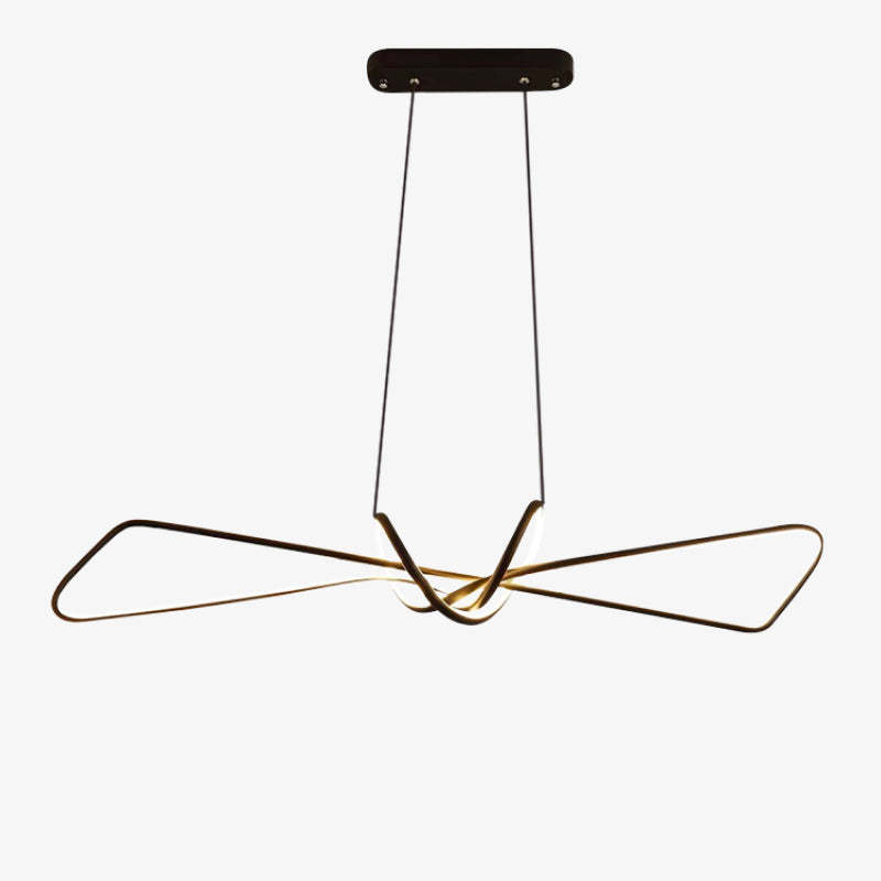 Bouvet geometric metal pendant light