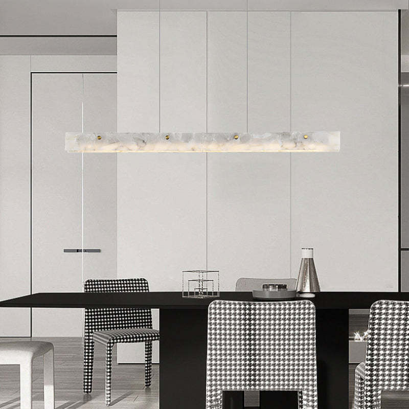 Modern marble pendant light over dining table,Edge style lighting