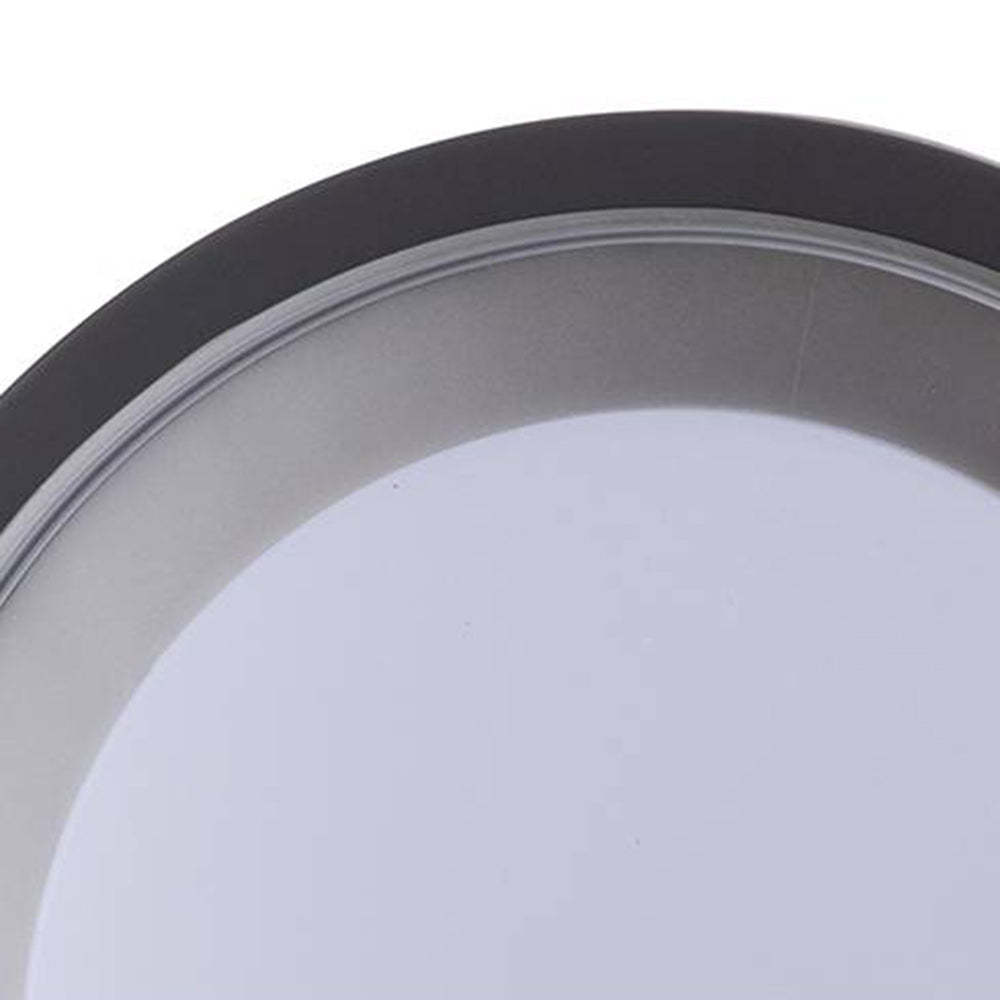 Close-up of Orr Circular Disc Outdoor Wall Lamp