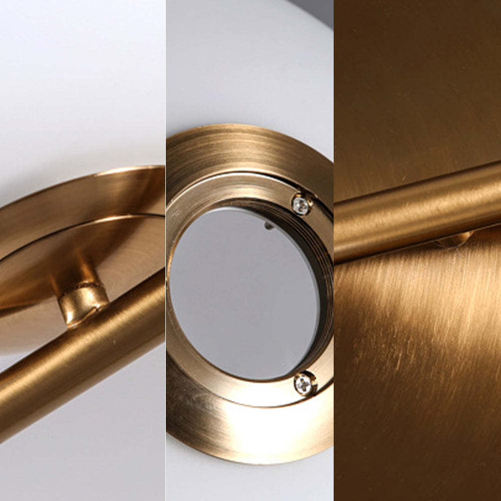 Valentina floor lamp brass finish detail