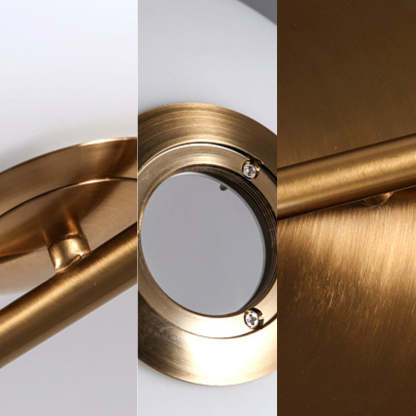 Valentina floor lamp brass finish detail