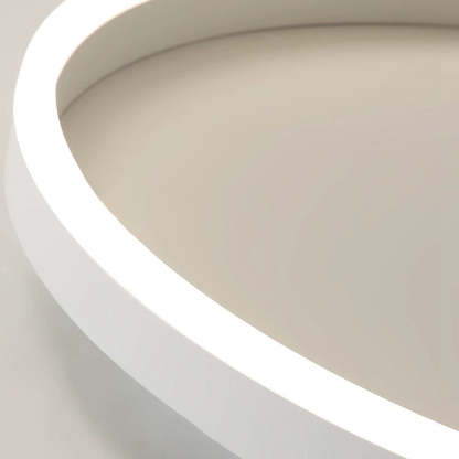 Modern white ring ceiling light, Arisha flush mount lighting