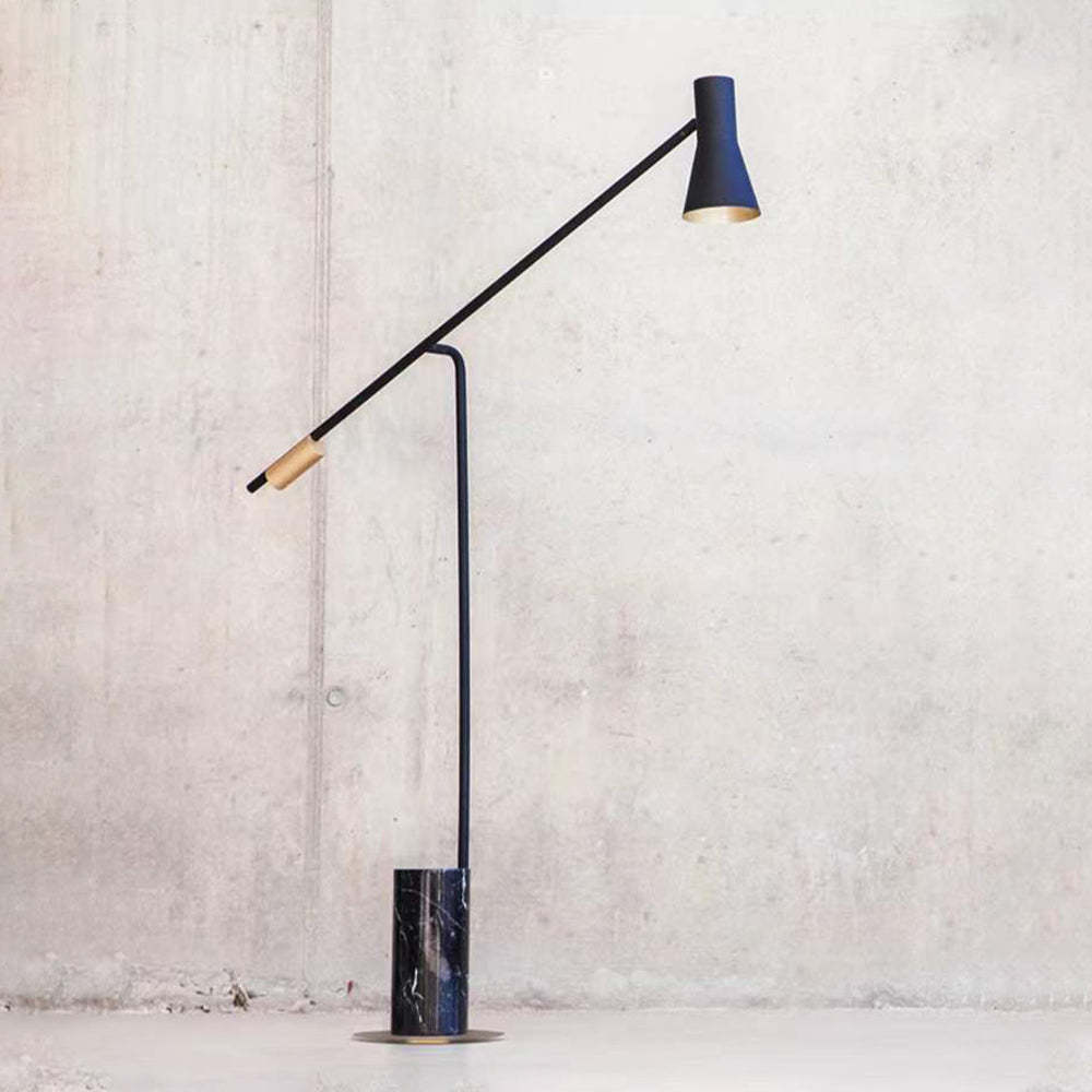 Carins Modern Nordic Floor Lamp in Marble and Metal