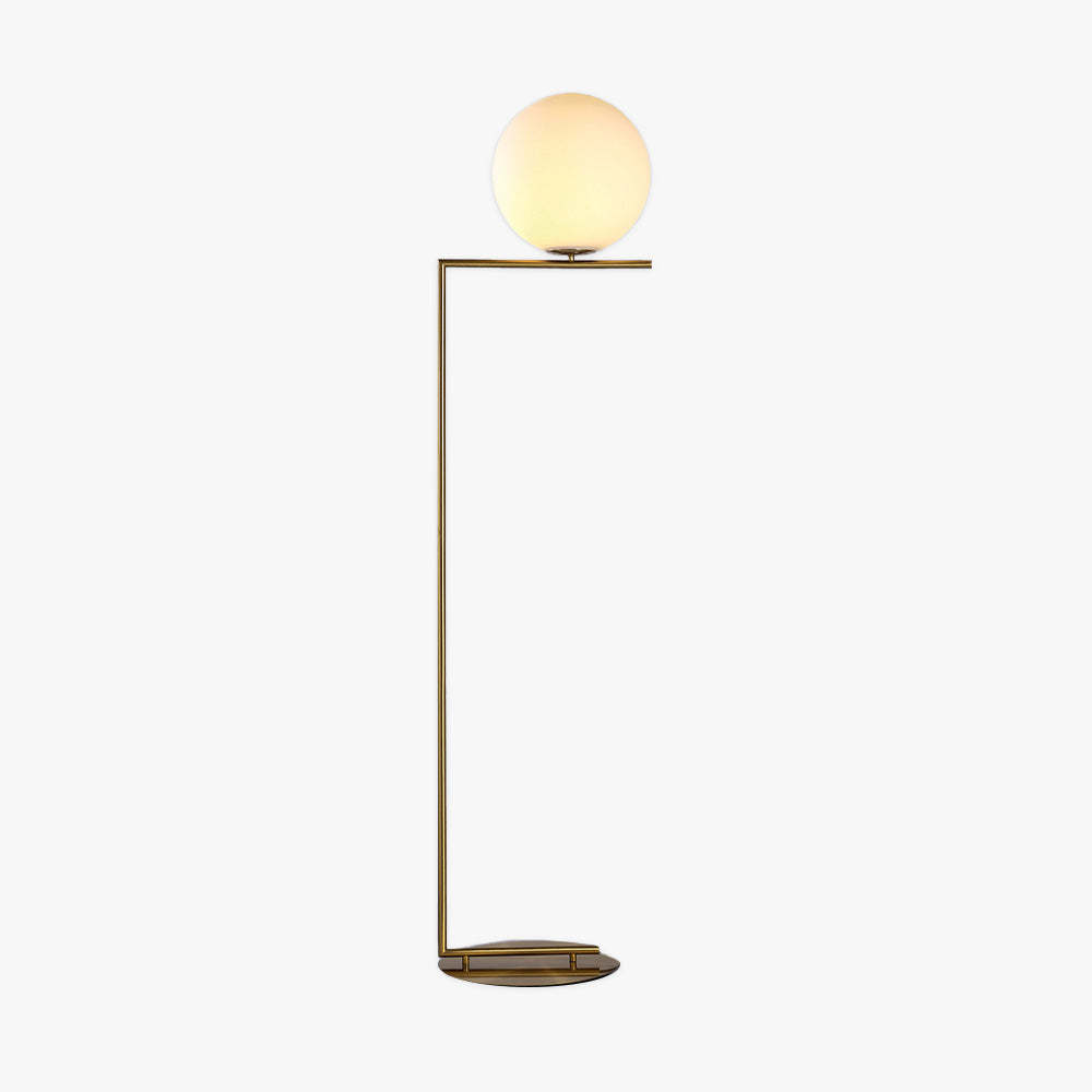 Valentina Modern Brass Floor Lamp