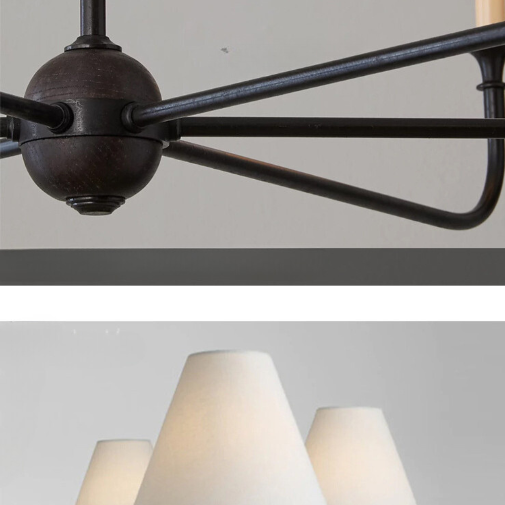 Alessio Chandelier: Retro Metal Lighting Fixture Alessio Vintage Retro Metal Chandeliers Living Room Brass