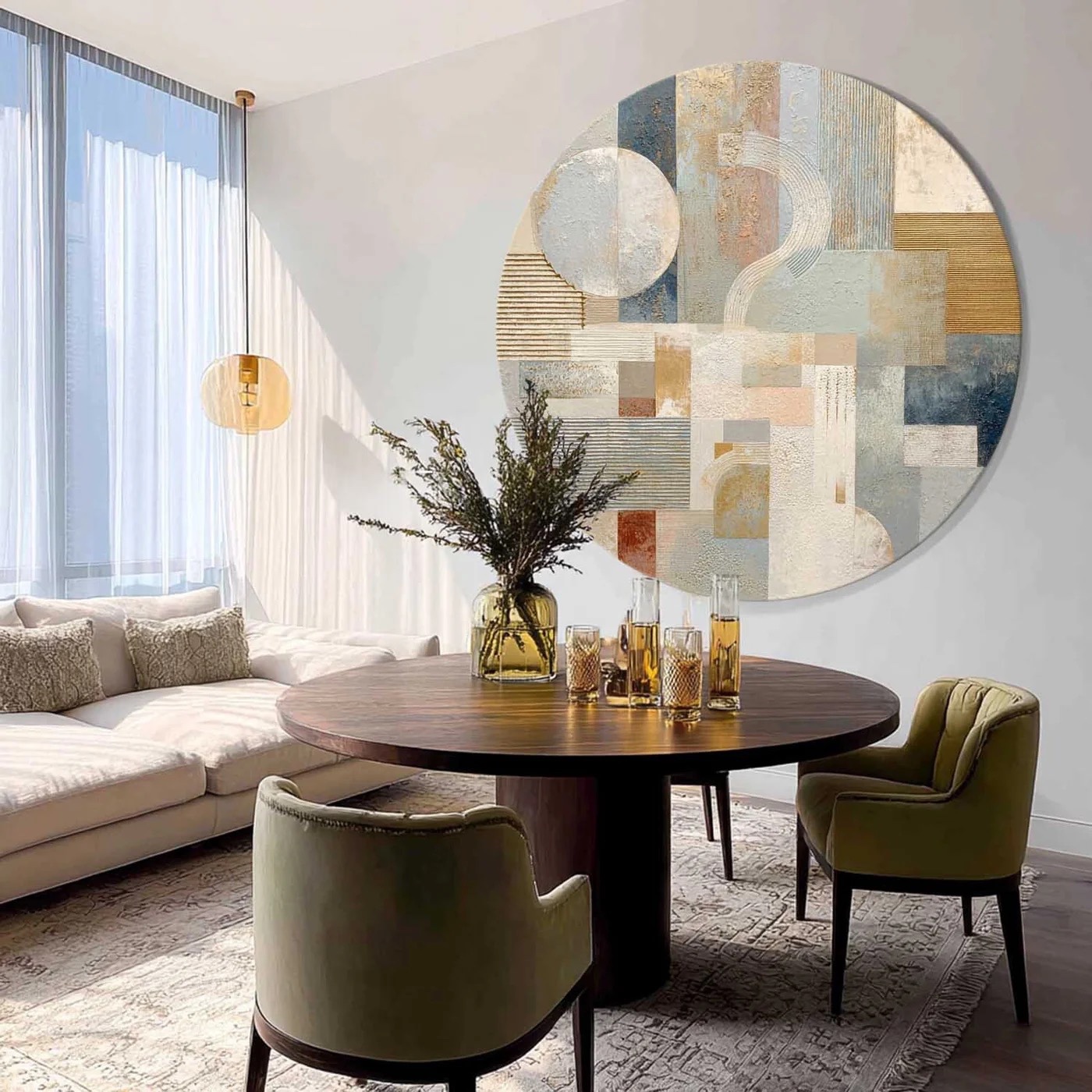 Round Wall Art #MS296