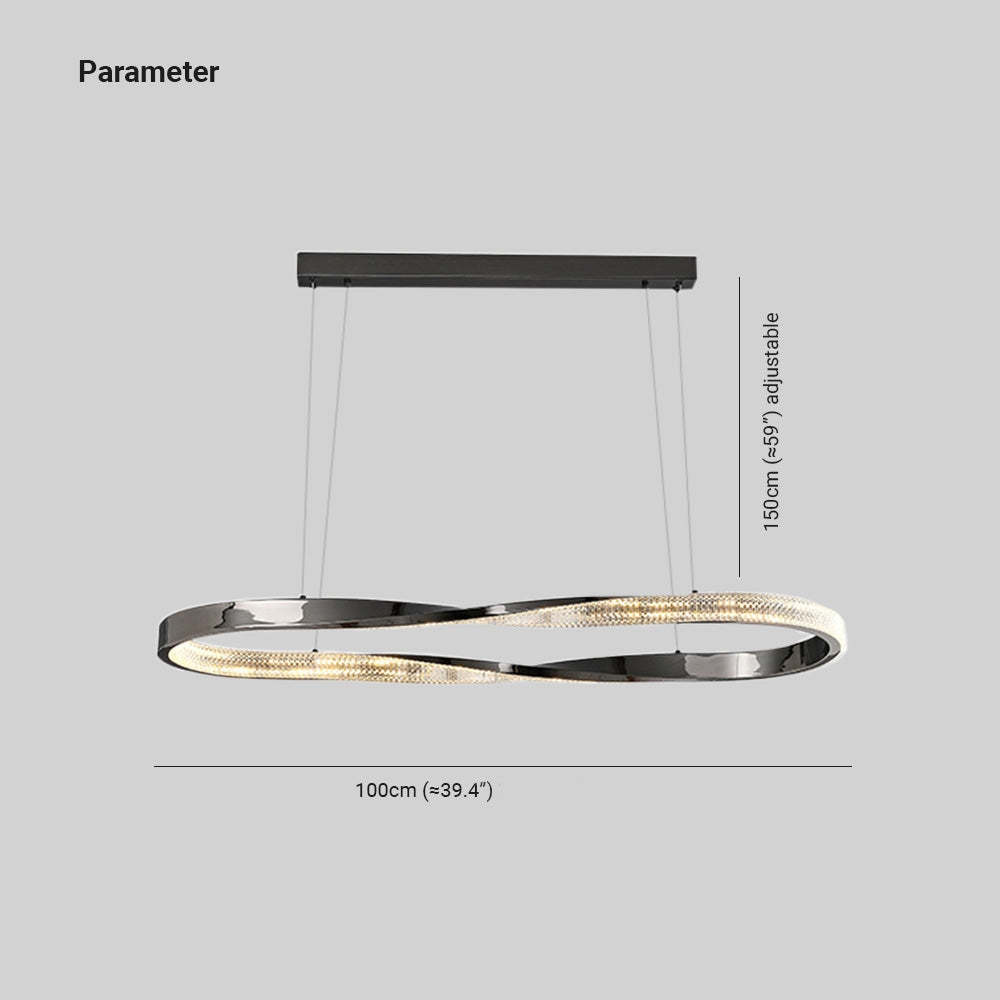 Kirsten Pendant Light dimensions, adjustable height, modern design
