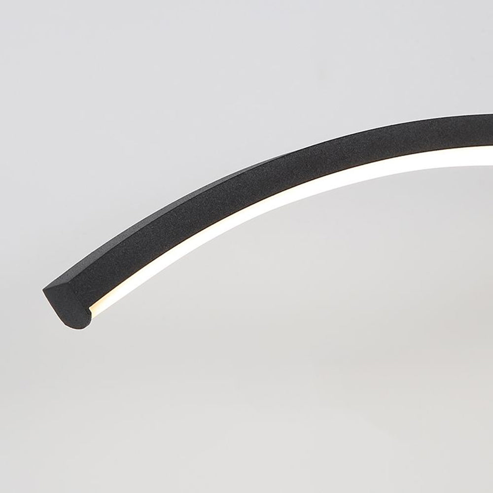 Louise metal wave wall lamp detail, Las Sola