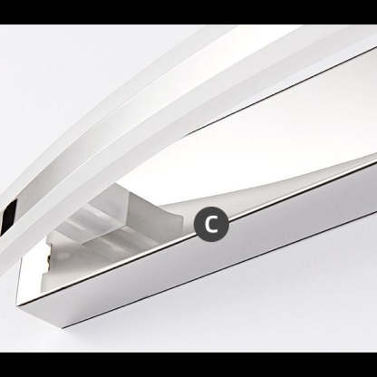 Leigh Chrome Vanity Light, Modern Bathroom Lighting