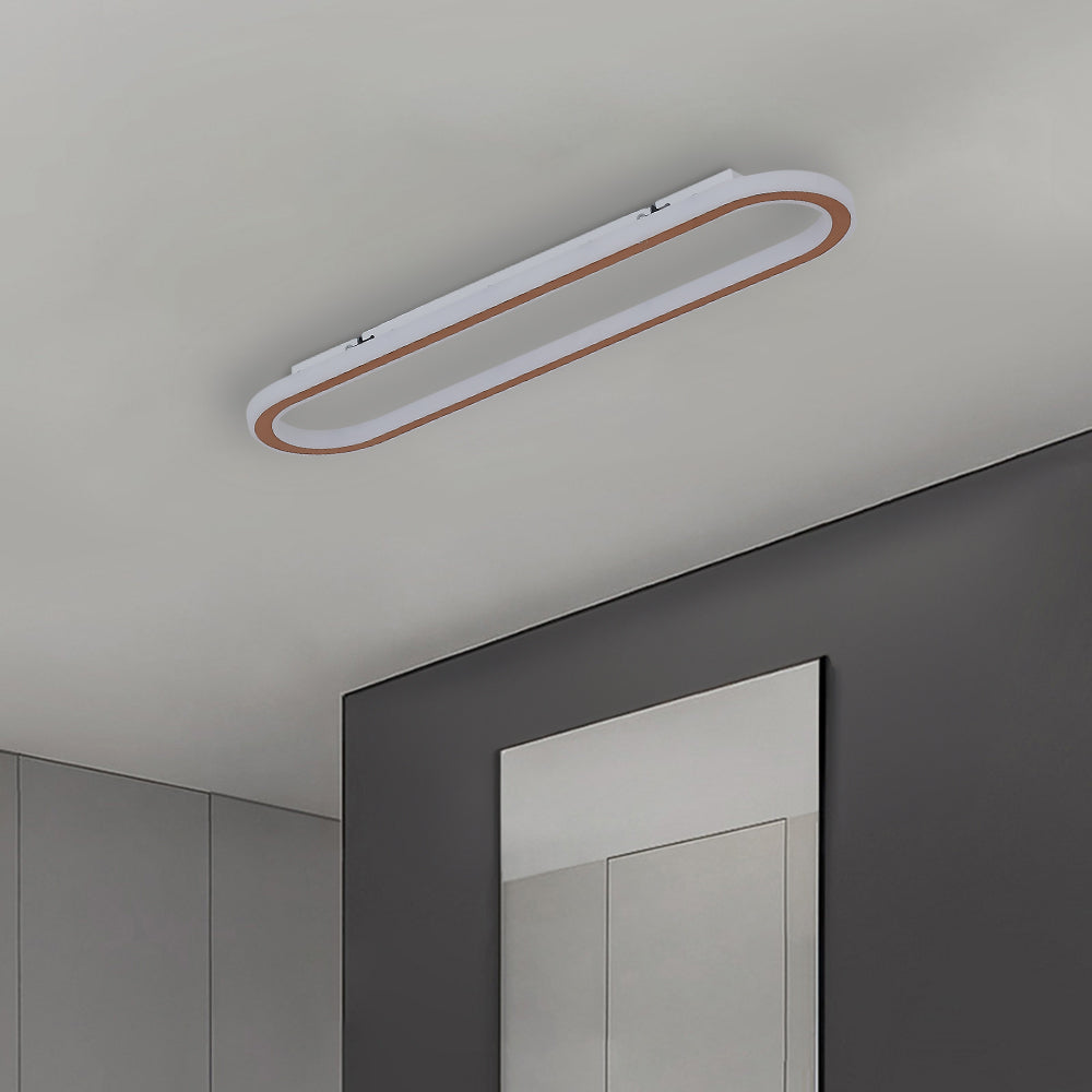 Quinn Minimalist Rectangular Flush Mount Ceiling Light