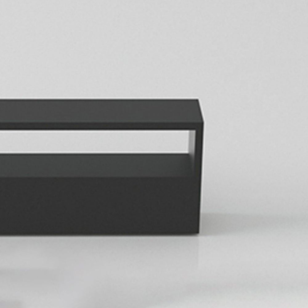 Orr Modern Black Outdoor Wall Lamp - Profile