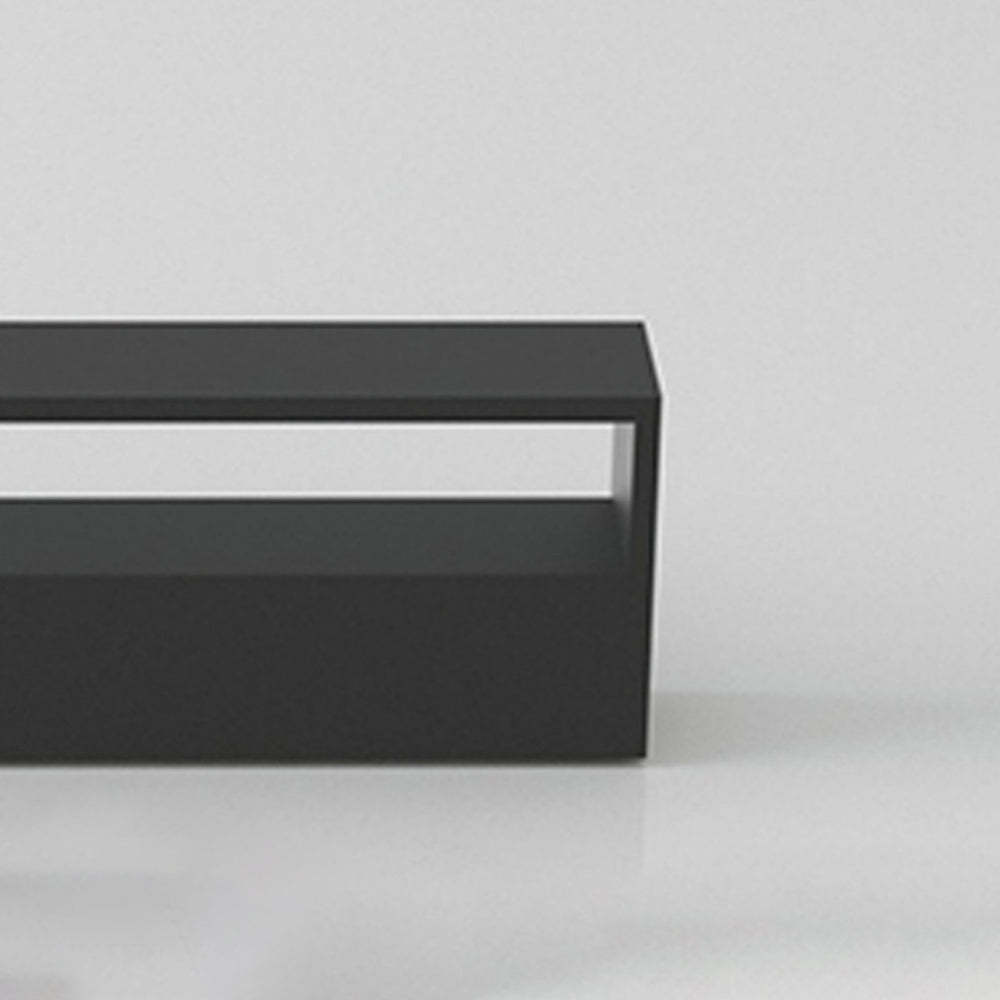 Orr Modern Black Outdoor Wall Lamp - Profile