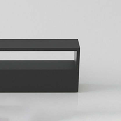 Orr Modern Black Outdoor Wall Lamp - Profile