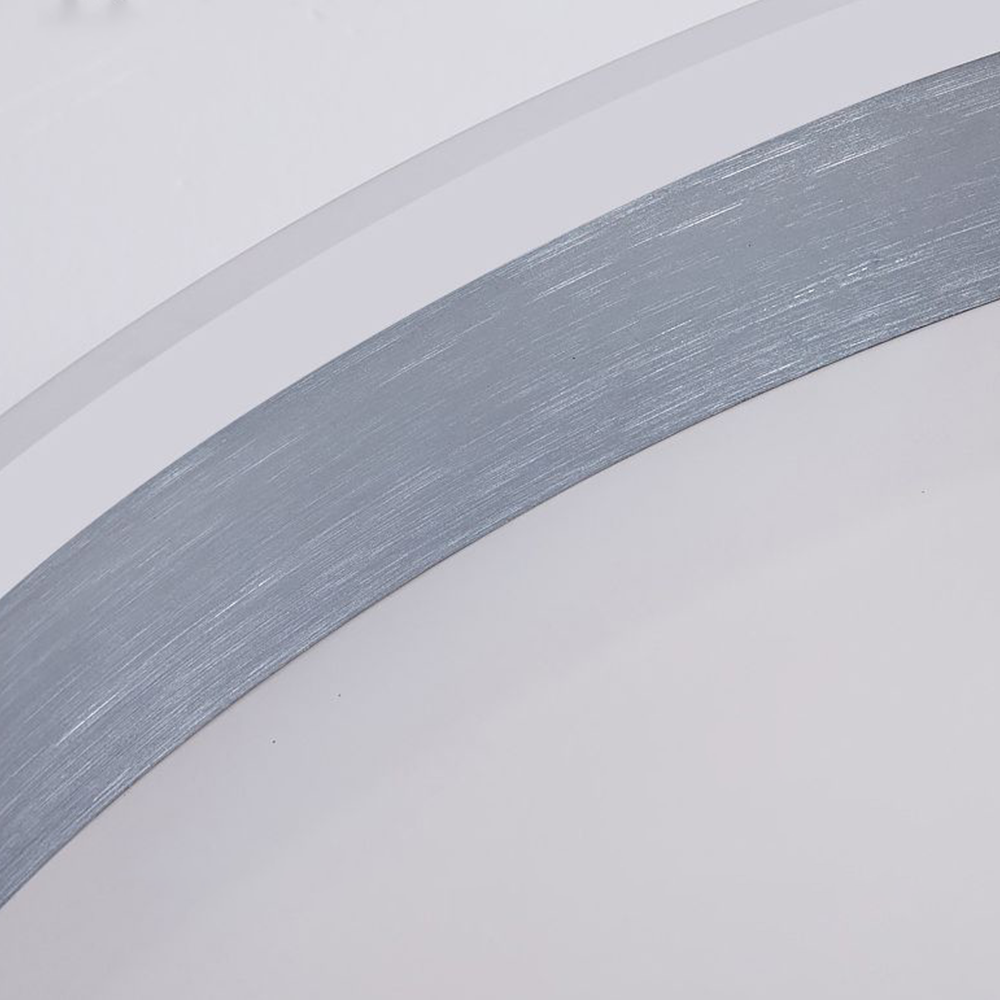 Close-up detail of Quinn modern ring ceiling light