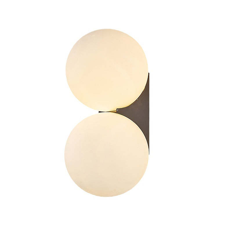 Valentina Wall Lamp: Contemporary metal and glass fixture