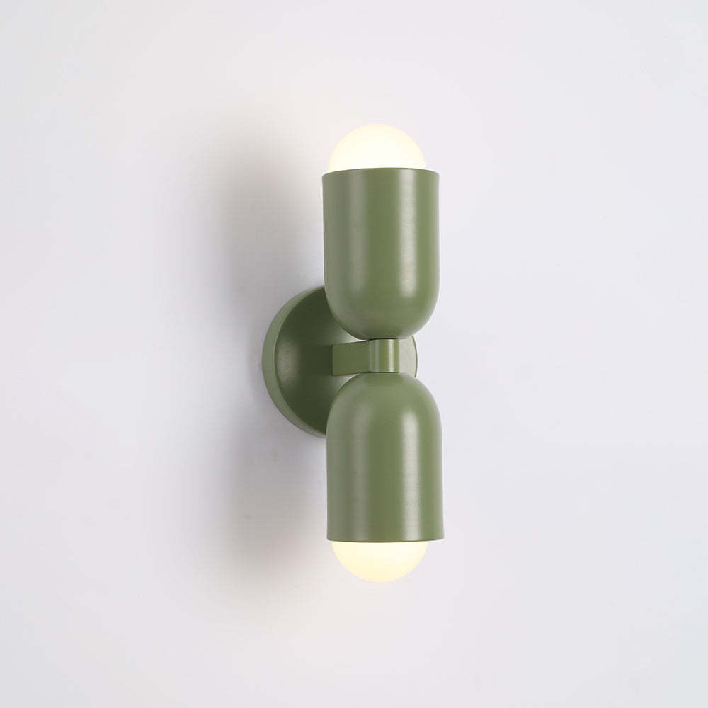 Green Morandi wall lamp: Modern artistic lighting.