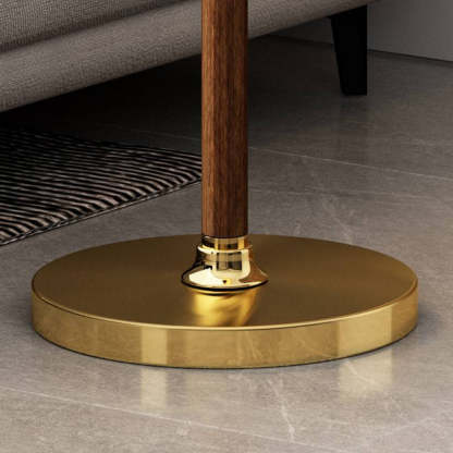 Ozawa Simple Walnut/Metal/Fabric, Table/Floor Lamp, Living Room