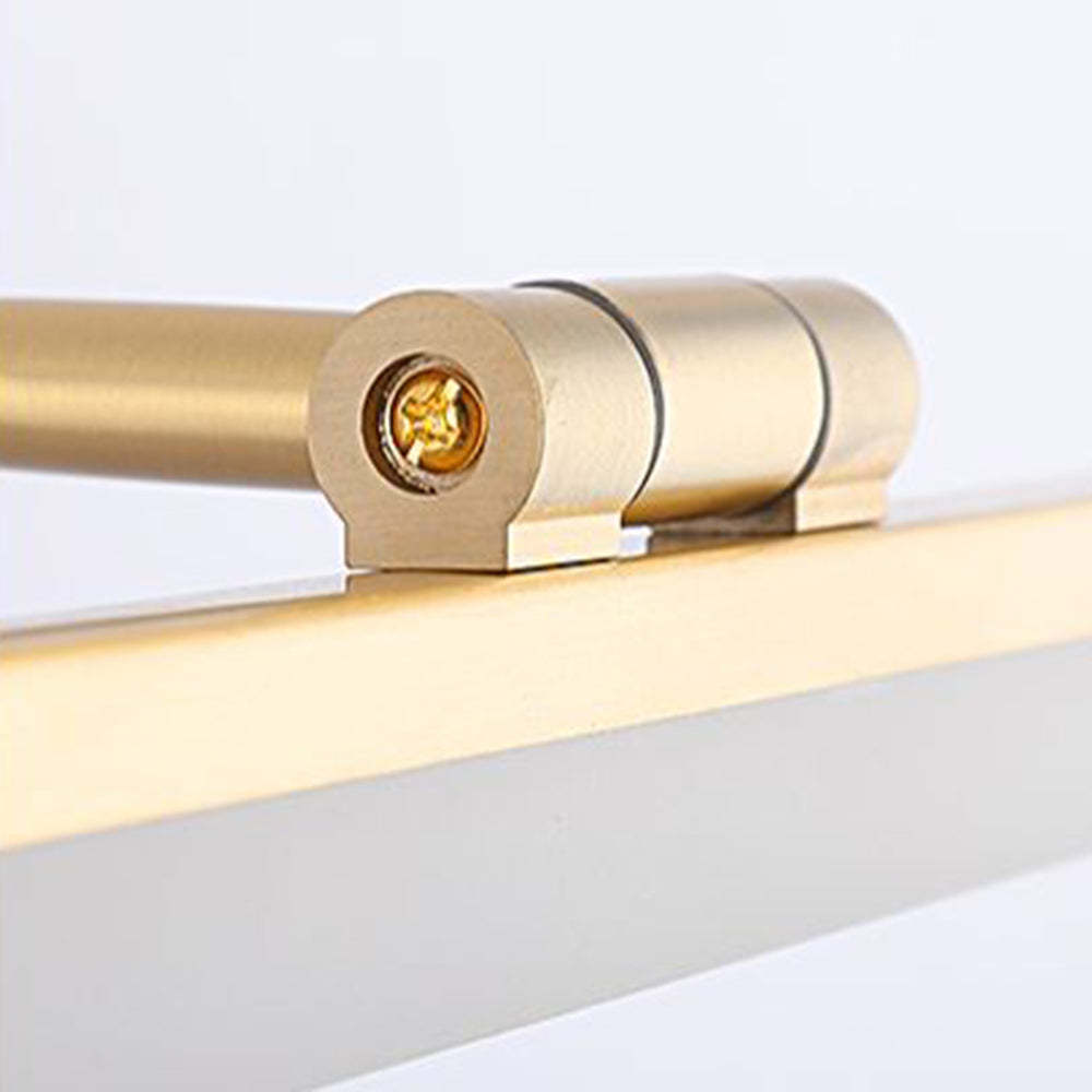 Gold Leigh Vintage Wall Lamp - Metal Joint & Screw Detail