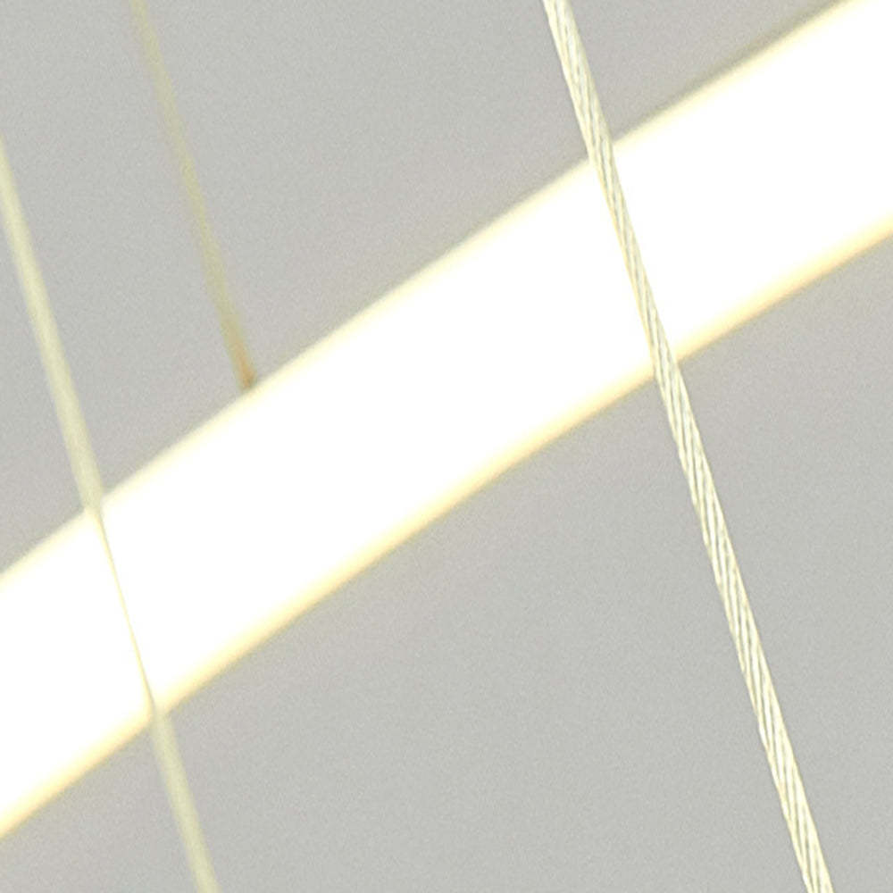 Arisha pendant light cable detail. Modern living room lighting.