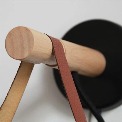 Alessio Wood & Metal Wall Lamp Detail
