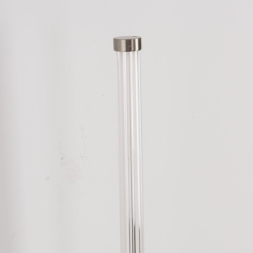 Edge Nickel Wall Lamp: Modern acrylic cylinder design