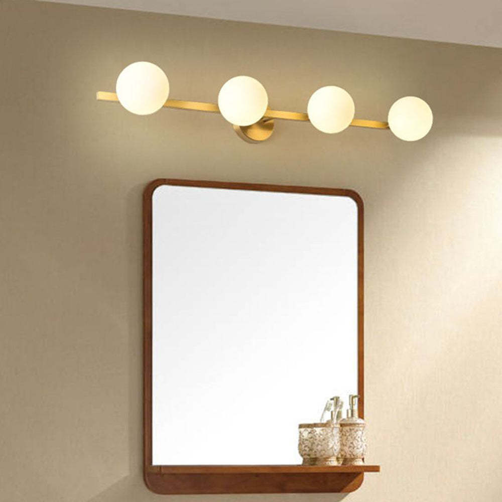 Valentina Globe Wall Lamp above mirror