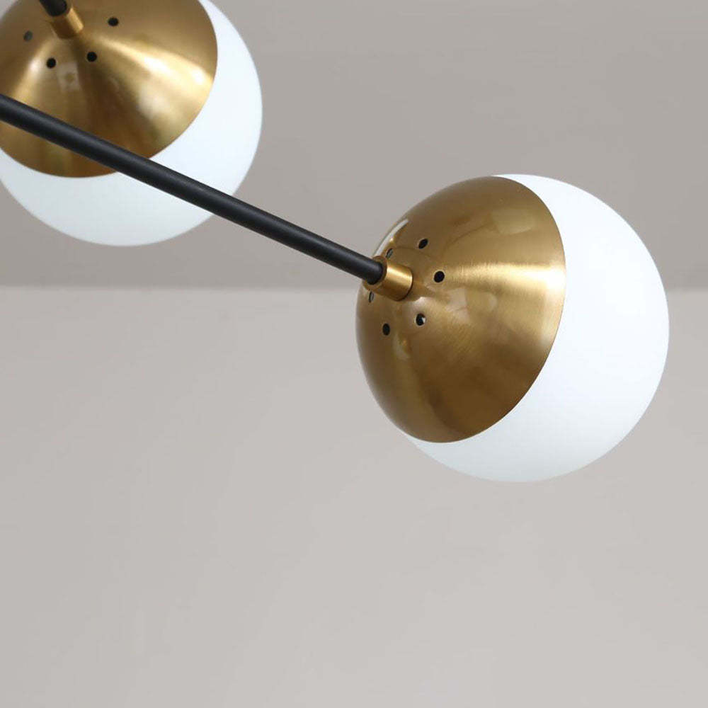 Valentina Nordic pendant light, detail of globe shade