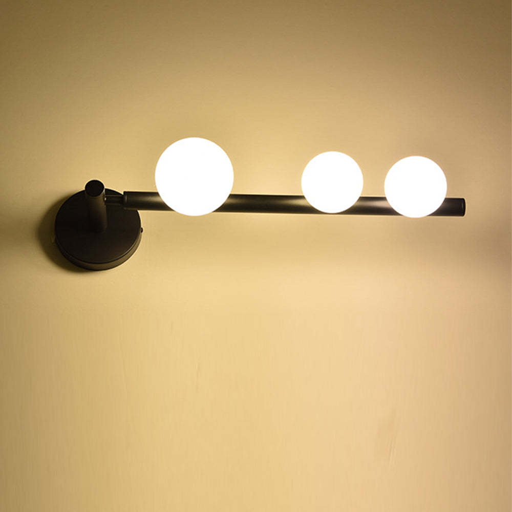 Black Valentina Globe Wall Lamp | Las Sola Lighting