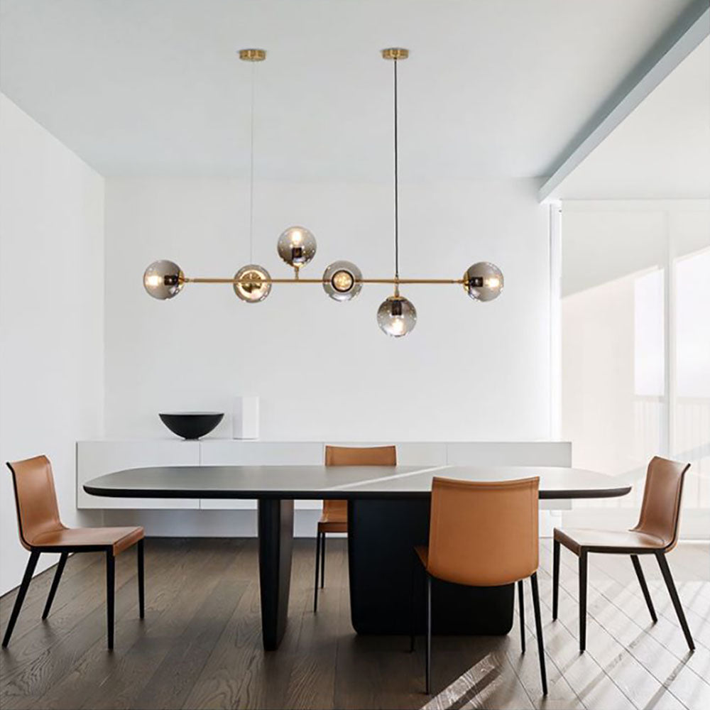 Modern Bubble Pendant Light over dining table